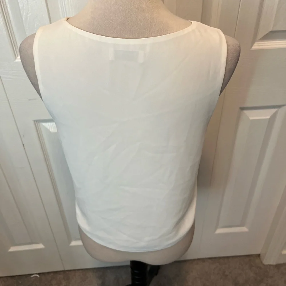 Babaton from Aritizia size S Elegant White Sleeveless Top - Picture 10 of 15